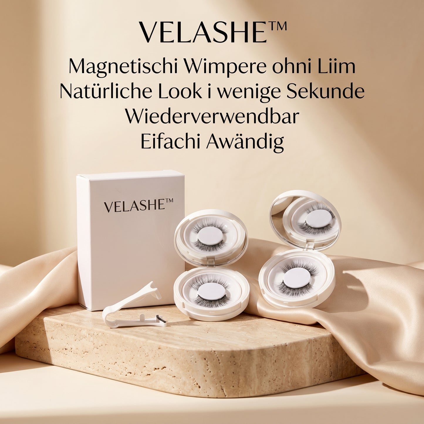 VELASHE™ - Magnetisches Wimpern-Set ohne Kleber