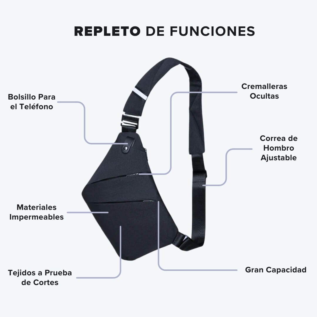 Bolso Bandolera Antirrobo Brivori de Alurao™