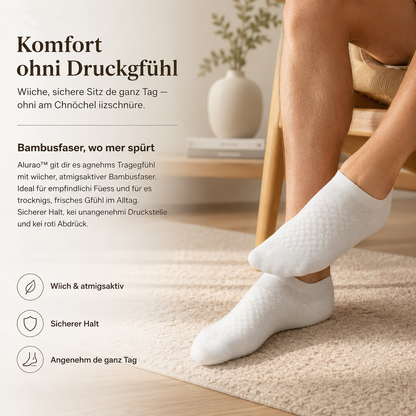 Alurao™ - Premium-Bambus Sneaker-Socken