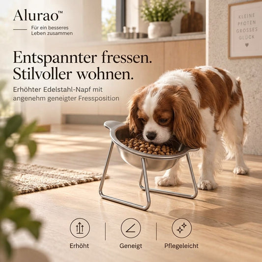 Alurao™ - 人間工学に基づいたハイスタンドフードボウル