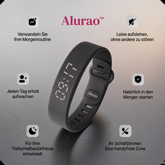 Alurao™ - Lautloser Vibrationswecker fürs Handgelenk