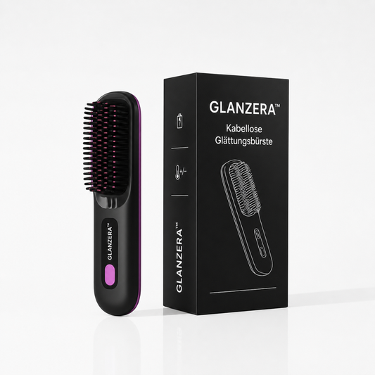GLANZERA™ - Kabellose Glättungsbürste