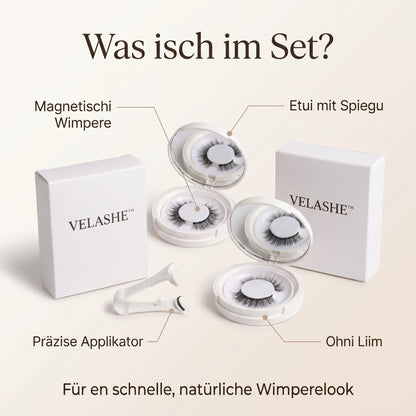 VELASHE™ - Magnetisches Wimpern-Set ohne Kleber