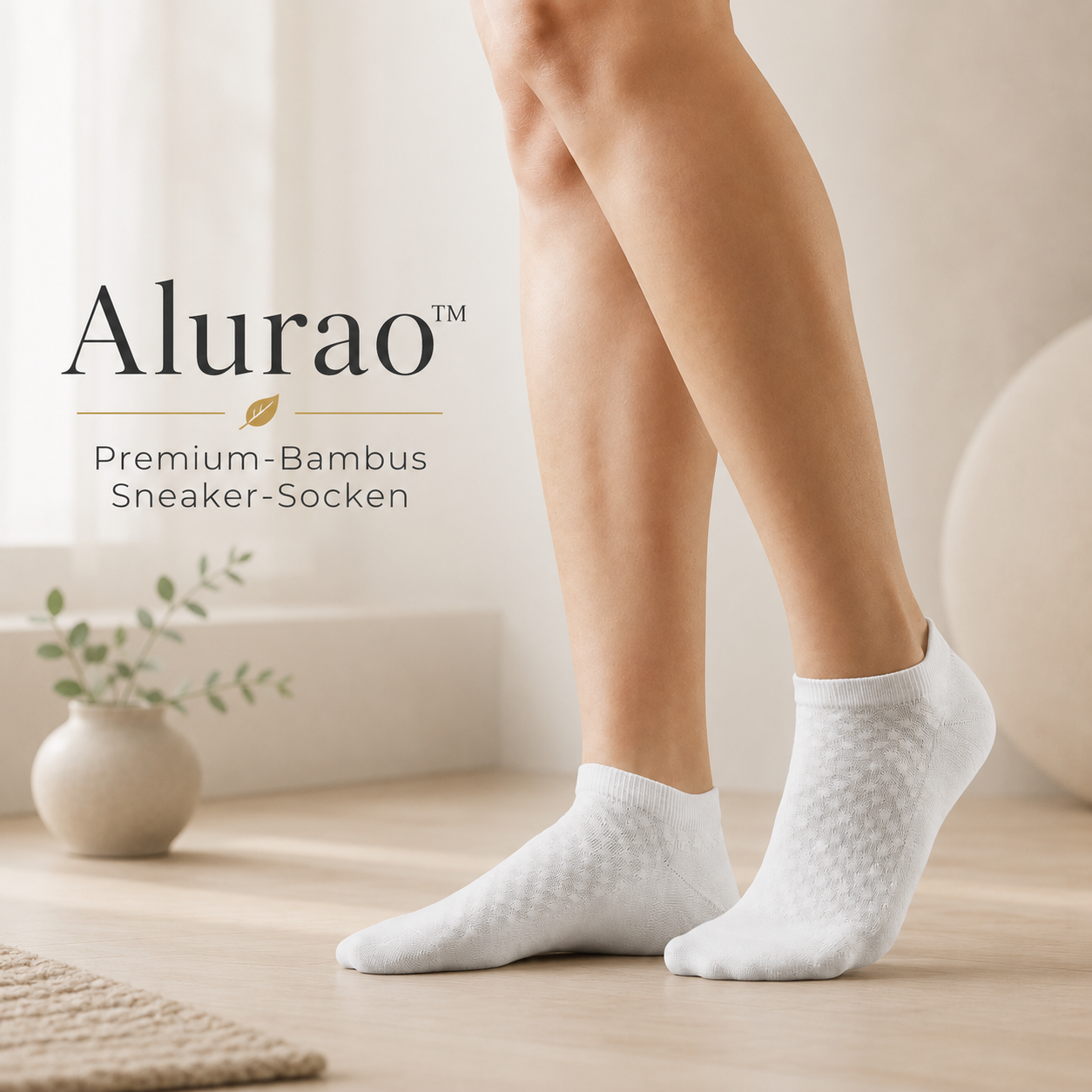 Alurao™ - Premium-Bambus Sneaker-Socken