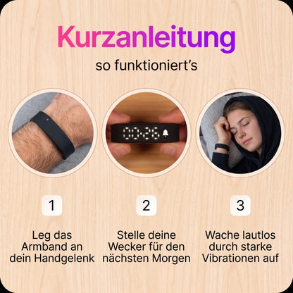 Alurao™ - Lautloser Vibrationswecker fürs Handgelenk