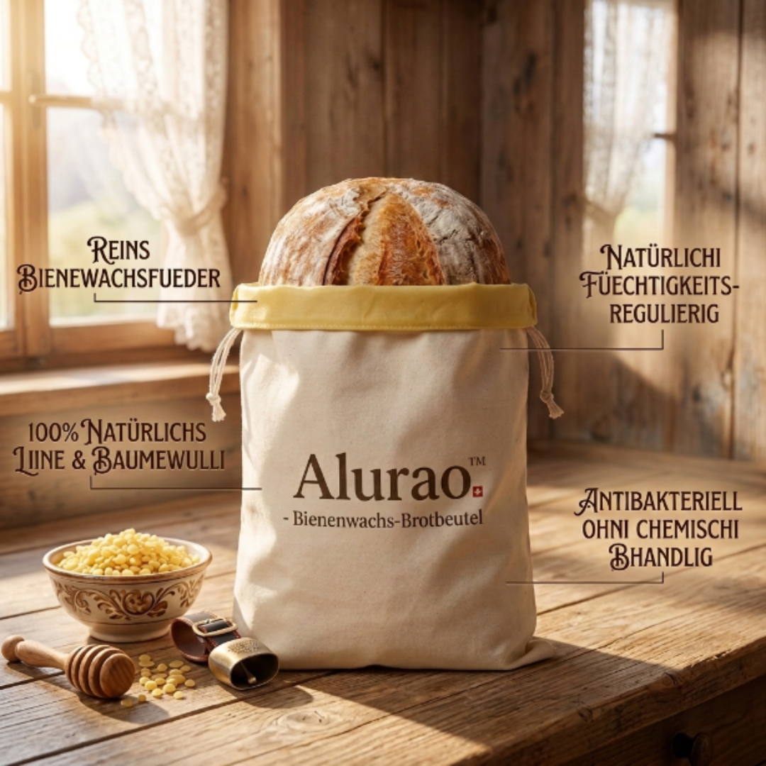 Alurao™ - Bienenwachs-Brotbeutel