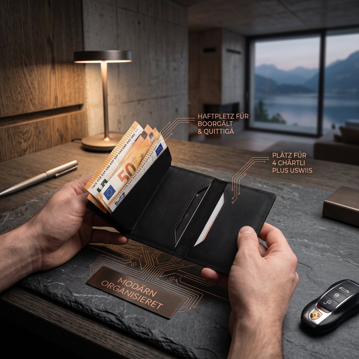 Alurao™ - Kompaktes RFID-Kartenetui