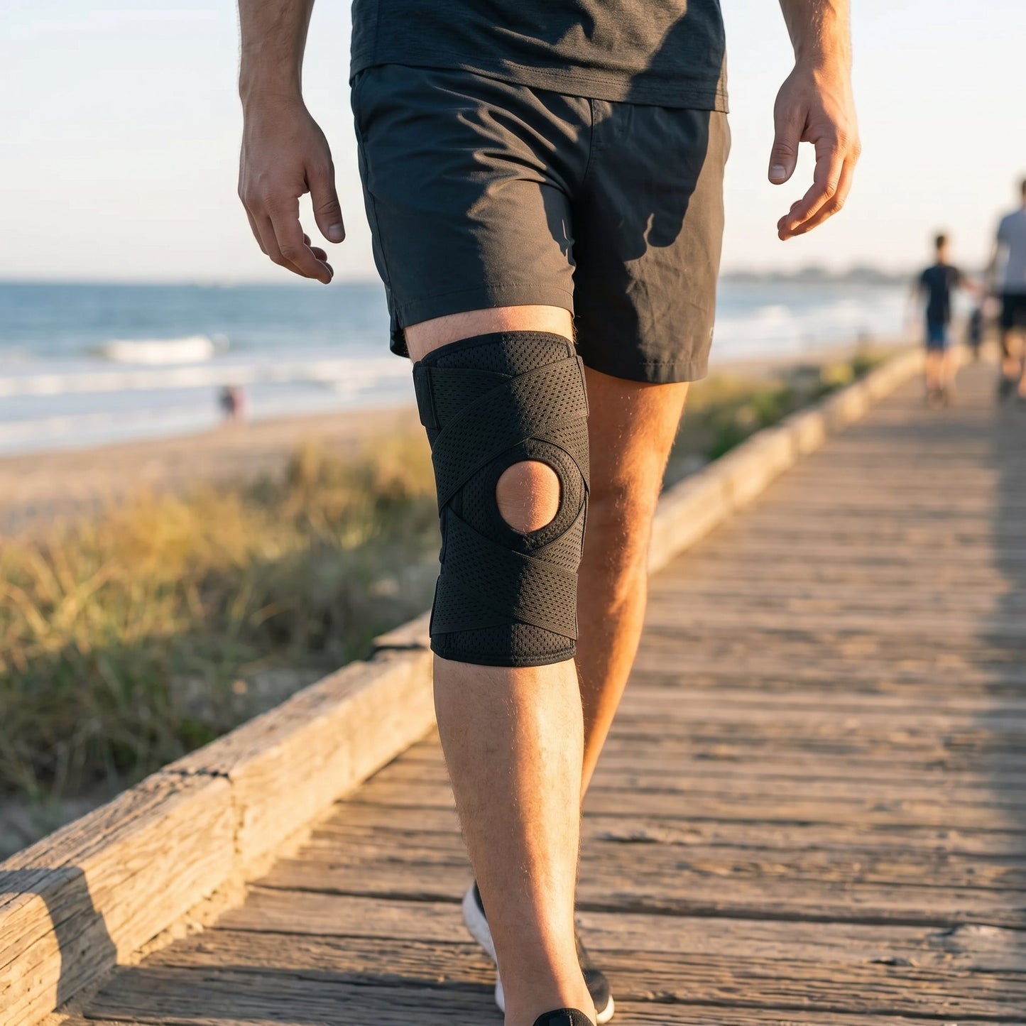 Alurao™ - Knie Stützbandage mit Patella-Öffnung