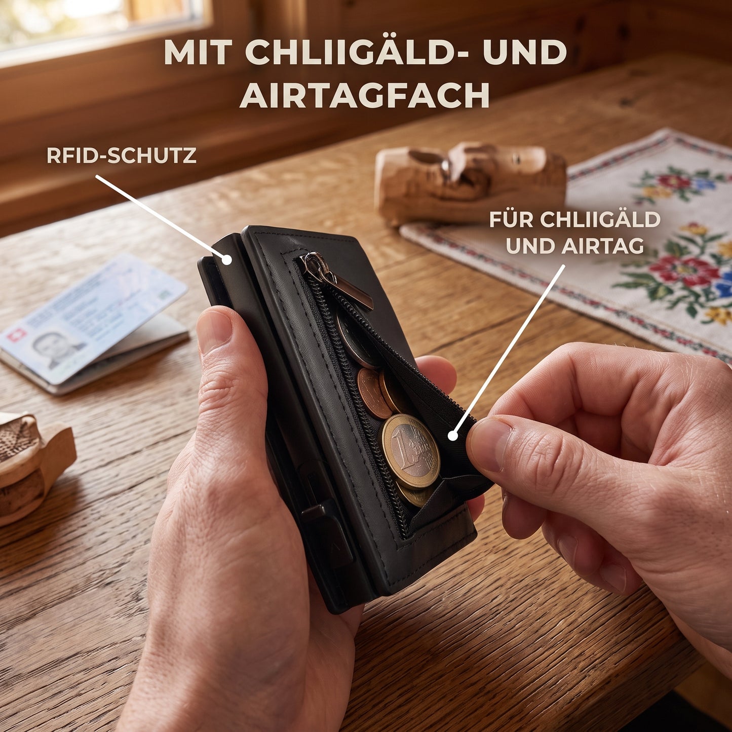 Alurao™ - Kompaktes RFID-Kartenetui