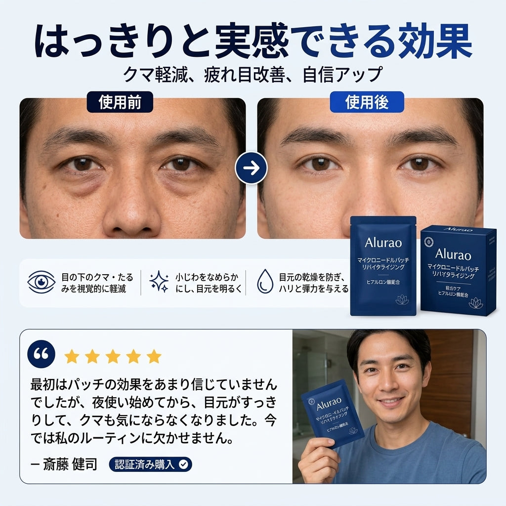 Alurao™ マイクロニードル アイパッチ