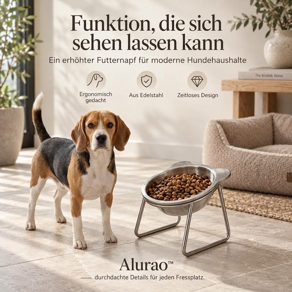 Alurao™ - 人間工学に基づいたハイスタンドフードボウル