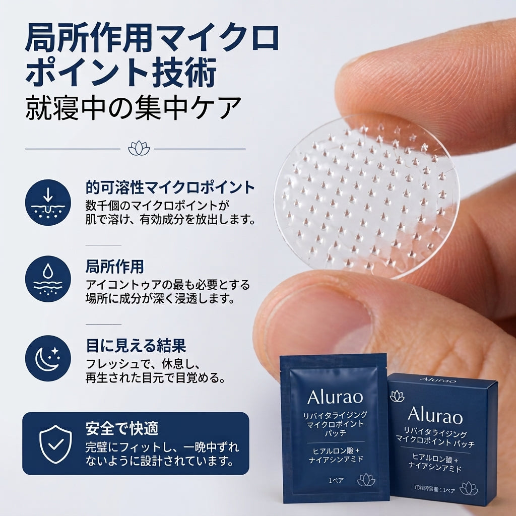 Alurao™ マイクロニードル アイパッチ