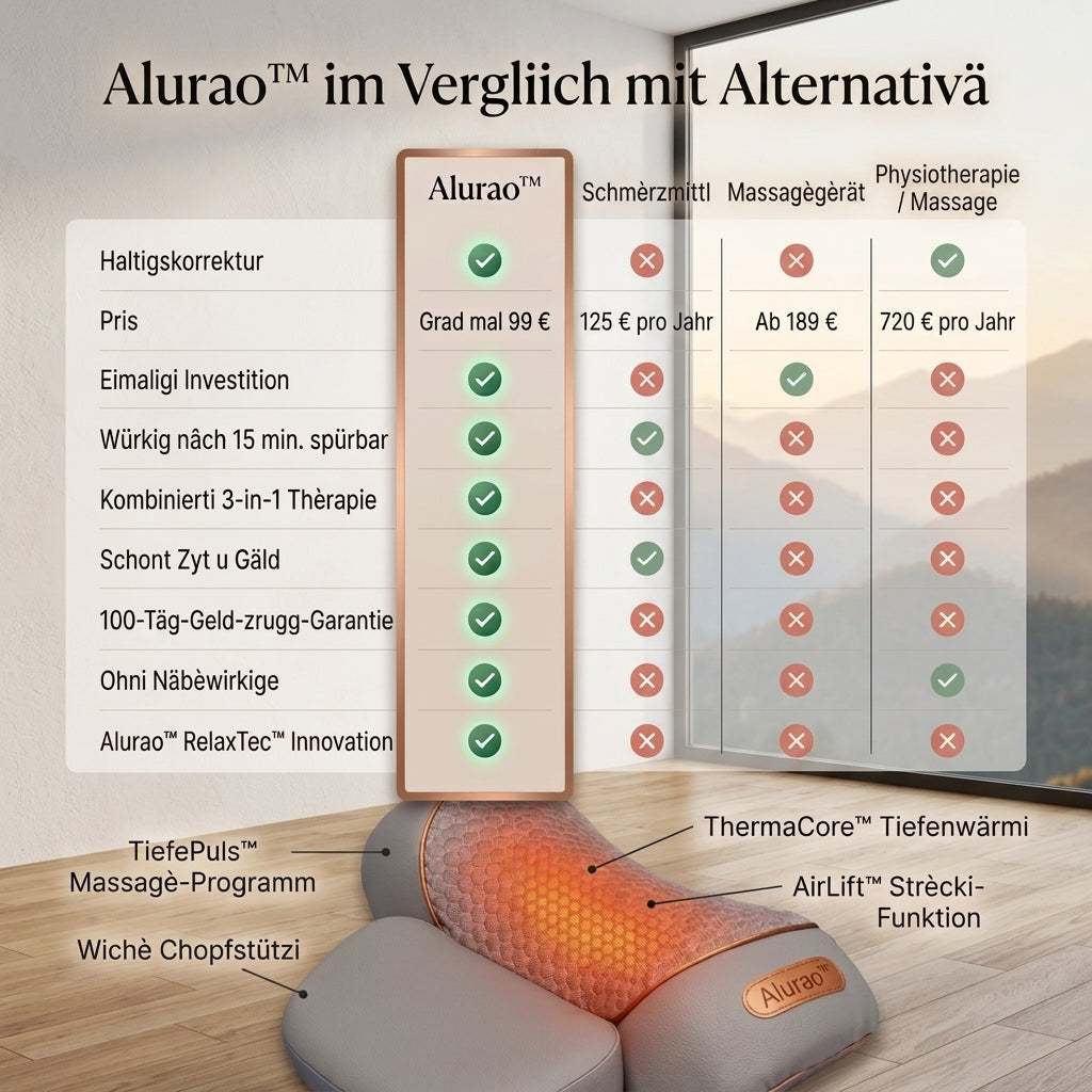 Alurao™ - 3-in-1 Nacken-Entspannungskissen