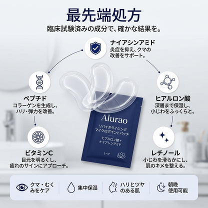 Alurao™ マイクロニードル アイパッチ