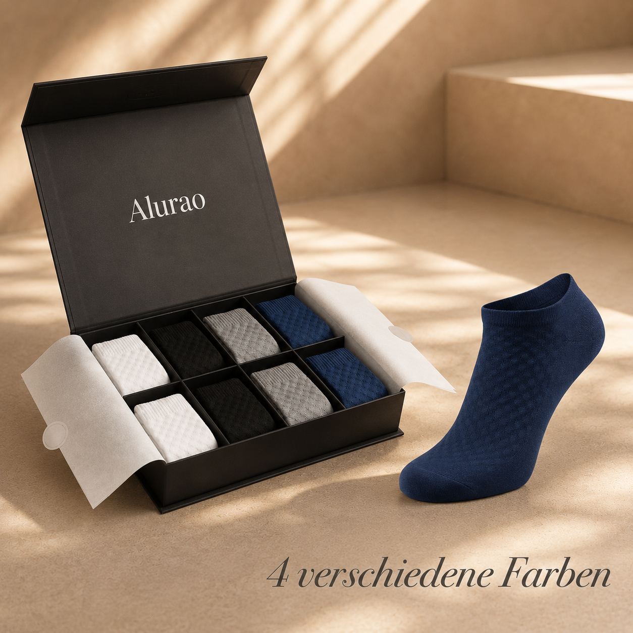 Alurao™ - Premium-Bambus Sneaker-Socken