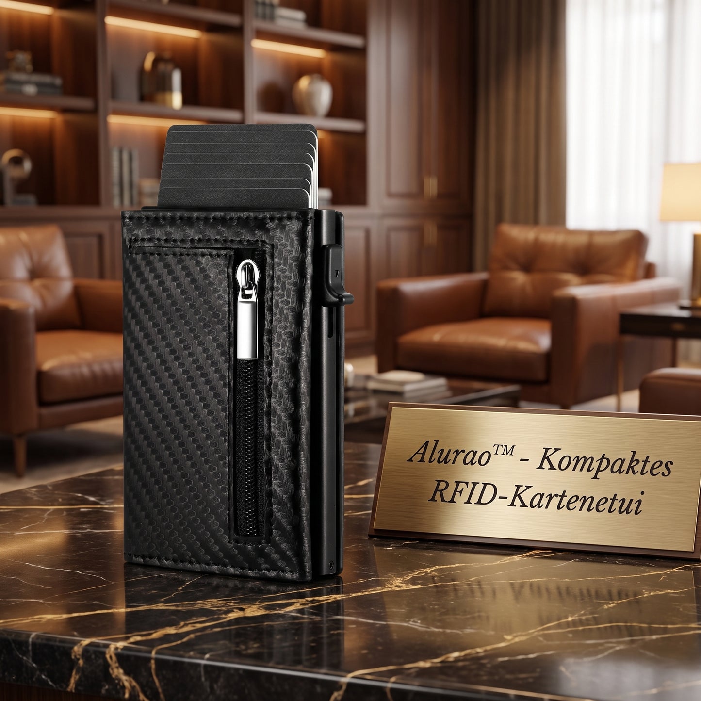 Alurao™ - Kompaktes RFID-Kartenetui