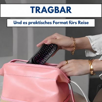 GLANZERA™ - Kabellose Glättungsbürste
