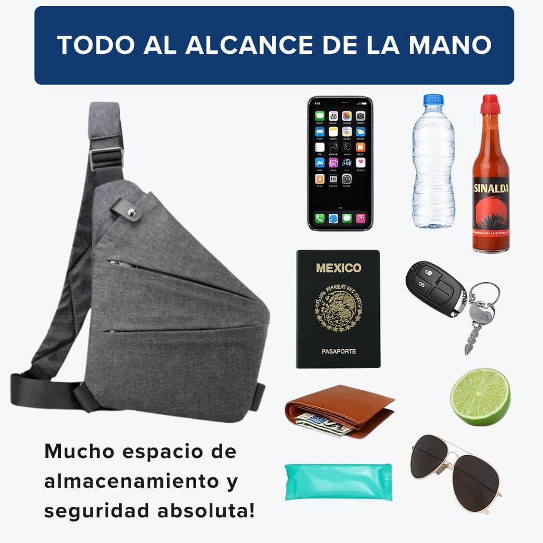Bolso Bandolera Antirrobo Brivori de Alurao™
