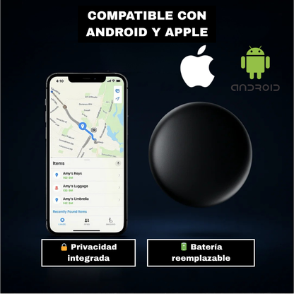 Voranex de Alurao™ - Rastreador GPS preciso sin suscripción (Android/Apple)