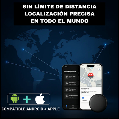 Voranex de Alurao™ - Rastreador GPS preciso sin suscripción (Android/Apple)