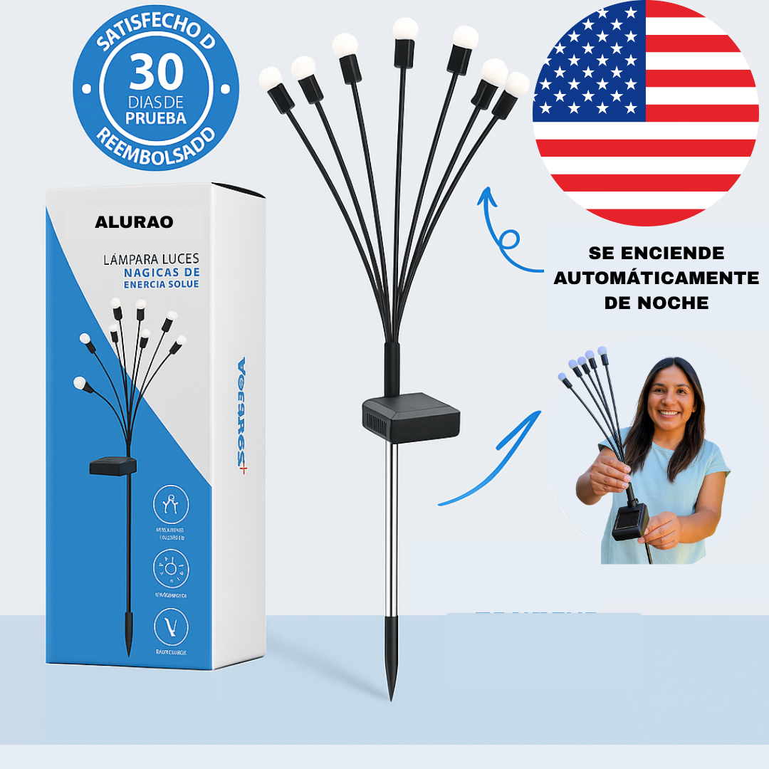 Alurao™ - Lámpara luciérnaga solar