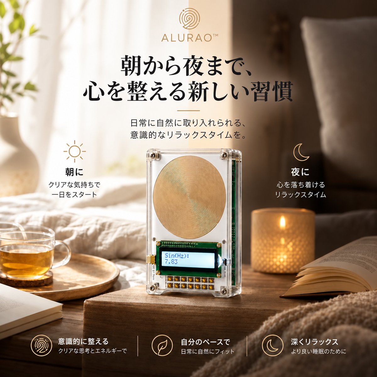 Alurao™ 周波数ウェルネスデバイス